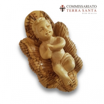 Gesù Bambino in legno d’ulivo